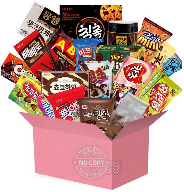발렌타인 화이트데이 기념일 선물세트 추억세트 간식세트 특별한날 선물 투머치 달달박스2호 총20종, 달달박스 2호, 1박스