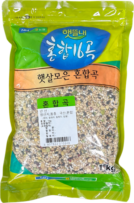 남보은농협 햇뜰내 혼합곡, 1개, 1kg