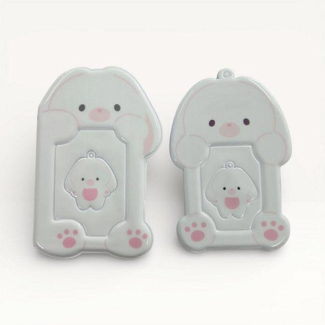 아워모티프 애니멀 포카홀더+포카홀더북 1세트, 20매, 흰토끼