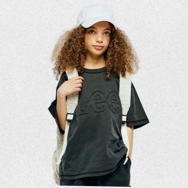 매장정품 리 LEE 키즈 피그먼트 빅트위치 반팔 티셔츠 블랙 LK2602ST31BK 3912022 V1LDE 1478198