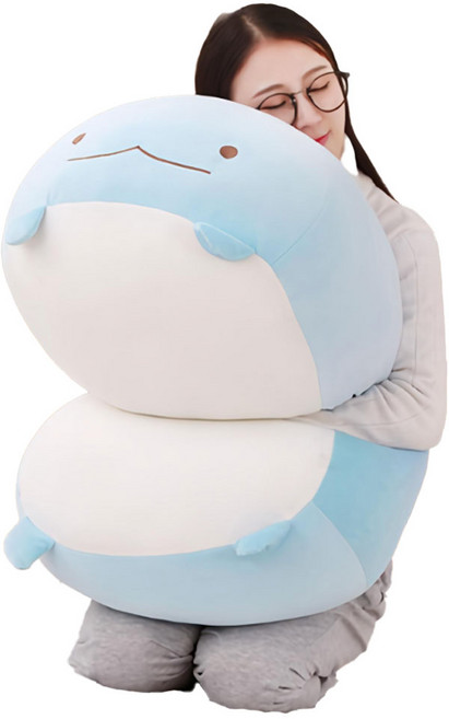 당일발송 대형 파란뚱이 모찌 대형인형 애착 안고자는 인형 바디필로우, 60cm, 1개
