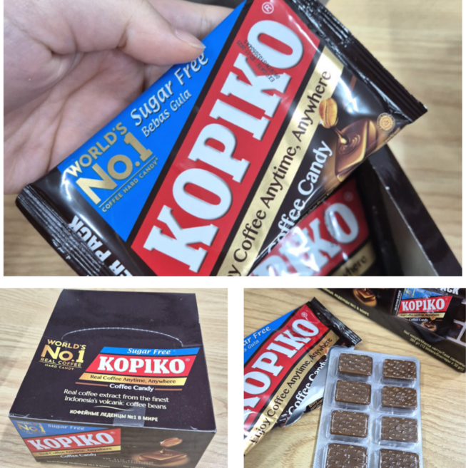 연예인 사탕 코피코 커피사탕 무설탕 슈가프리 카푸치노 코피코(KOPIKO) 중 1BOX 12봉지 코피코 커피캔디 드라마 사탕 코피코 사탕 코피코 커피사탕 대용량 코피코 제로슈, 슈가프리 커피캔디