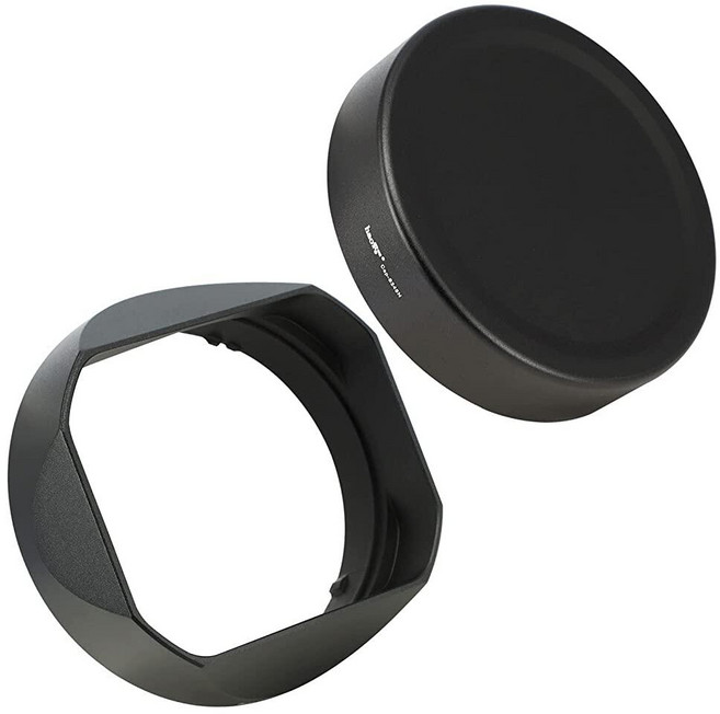 Haoge LH-S245N 바요넷 스퀘어 메탈 렌즈 후드 소니 FE 50mm F2.5 G FE 40mm F2.5 G FE 24mm F2.8 G 렌즈 RX1RIII/M3/RX, Haoge LH-S245N 바요넷 스퀘어 메탈 렌즈 후
