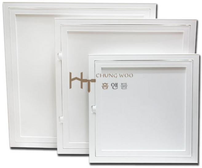 홈앤툴 PVC 고급 점검구(플라스틱형) 300x300 400x400 450x450, 1개