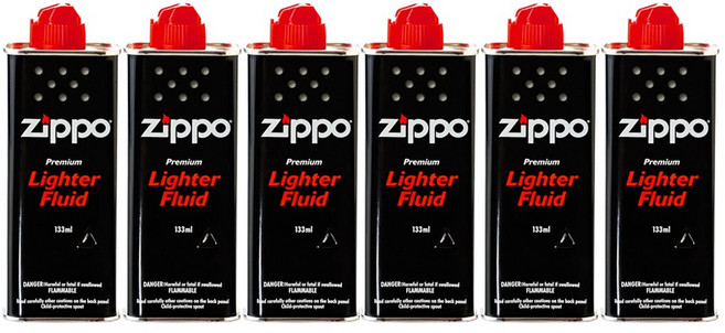 zippo 지포 라이터오일 133ml x 6개 라이터기름 손난로오일