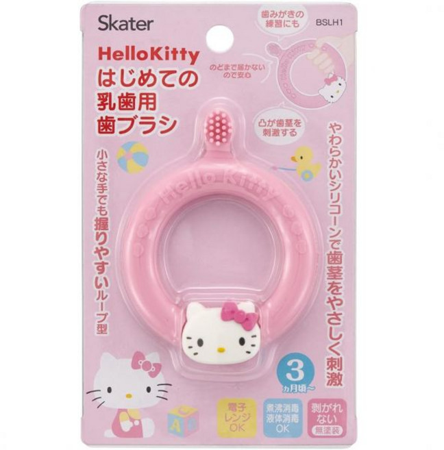 スケーター(Skater) 스케이터 BSLH1-A 아기 치아 용 칫솔 관리 스캘럽 실리콘 일본 출고 키즈, 1개
