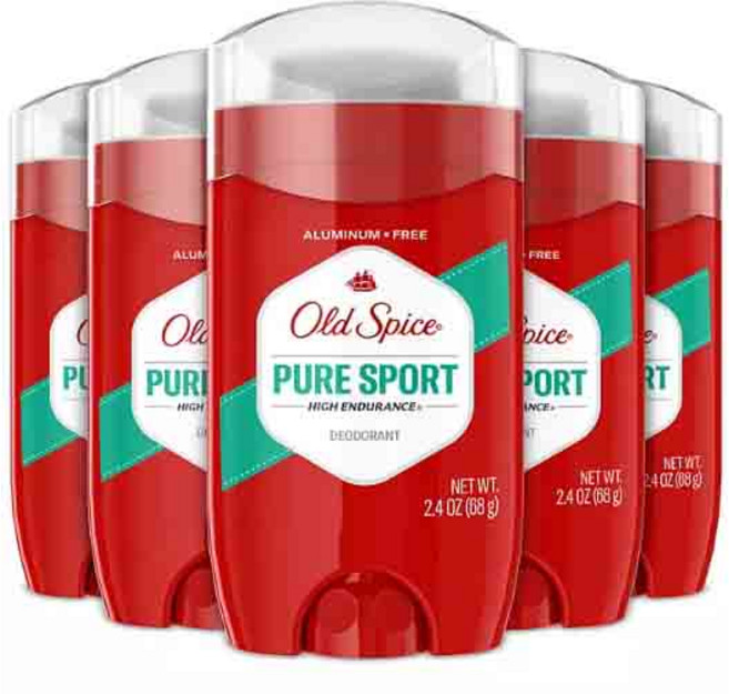 올드스파이스 하이인듀어런스 데오드란트 5개 세트 85g 패키지 대용량, 68g