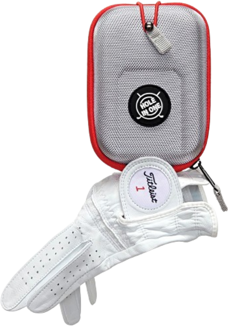 골프 거리측정기케이스 거리측정기 파우치 하드케이스 벨트형/골프장갑 부착형 2가지색상(블랙 실버레드), 실버레드