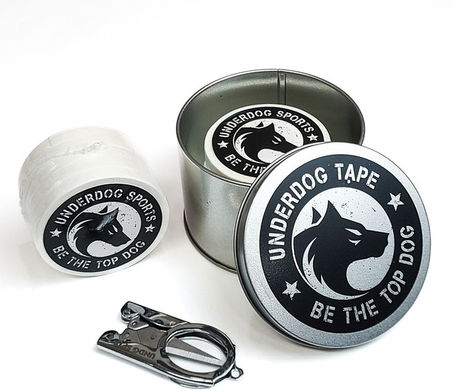 언더독스포츠 테이프10개 + 케이스 + 가위 세트 언더독스포츠 주짓수 유도 클라이밍 손가락, 1세트