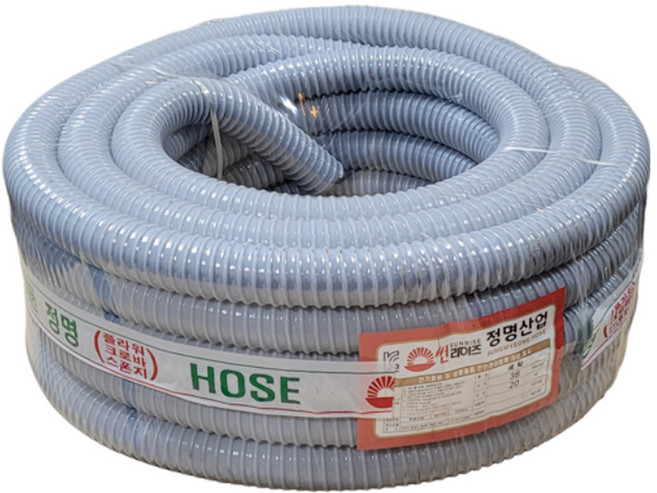싱크호스 싱크대호스 세탁기호스 주름호스 배수호스 욕실호스 30.5mm 38mm 20M, 호스내경 38mm 1롤 20M, 1개