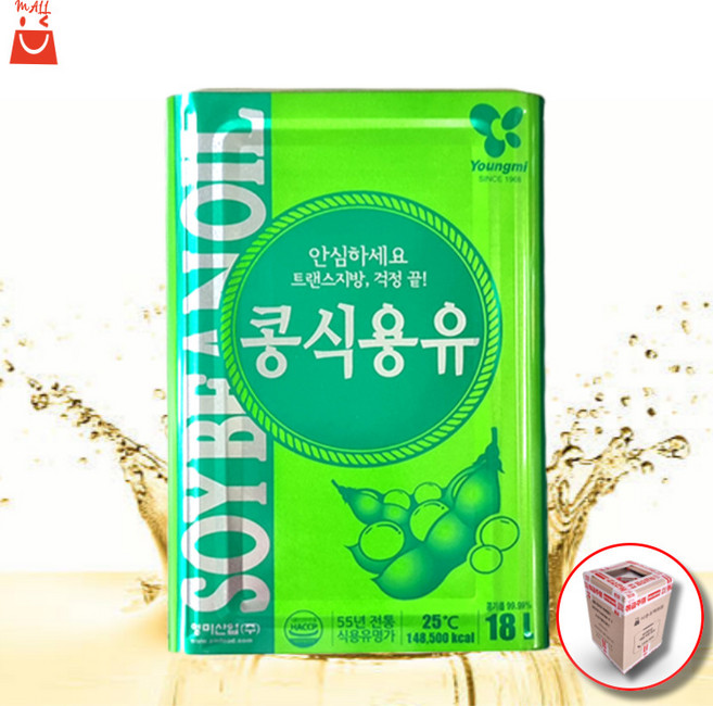 영미 업소용 콩식용유 18L, 1개