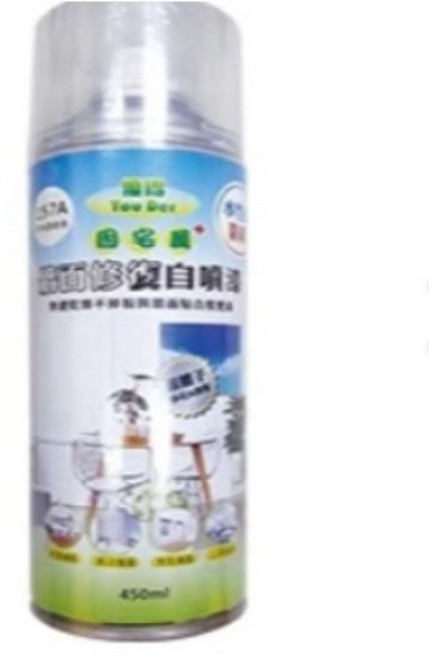 優得 固宅厲牆面修復自噴漆, 1個, 平光百合白
