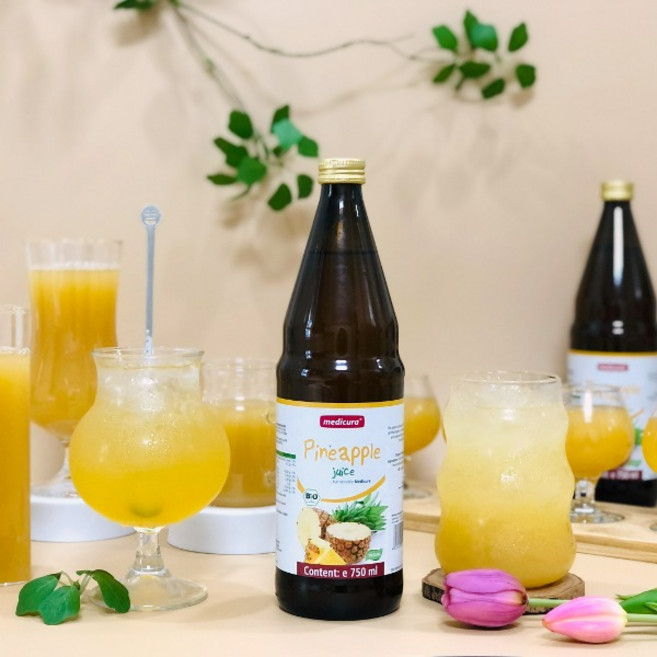 메디큐라 NFC 유기농 파인애플 원액 주스, 1개, 750ml