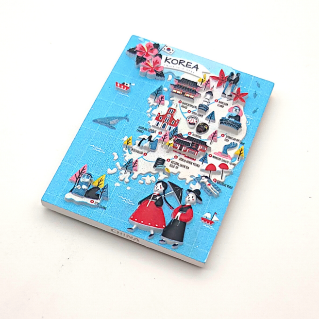 한국민예사 한국 기념품 관광 마블 자석 마그넷 외국인 선물 korean souvenir ref magnet, 09
