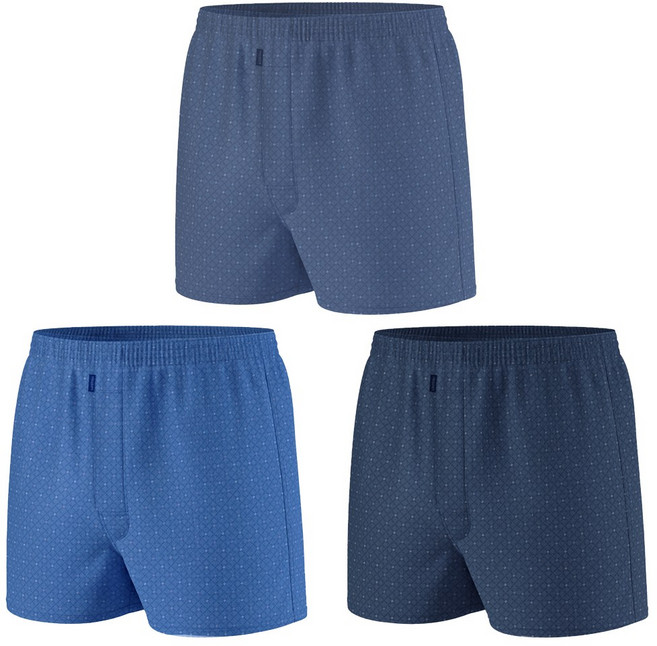 BYC 남자 순면 망 분리 주머니 트렁크 팬티 3종세트