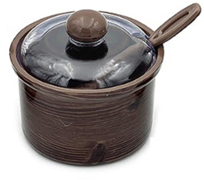 대영프라젠 플라스틱 목향 양념단지 조미료 양념통 업소용 식당 다대기통 스푼포함, 1개