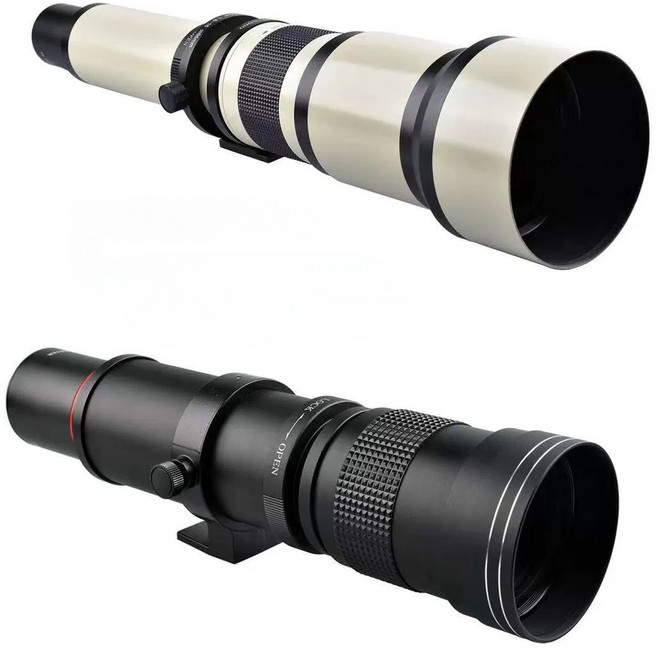 초망원렌즈 대포 420-1600mm F8.3 확대경 조류탐사, 캐논 EF M 마운트 블랙