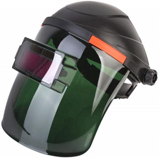 자동 용접면 용접 차광면 바가지 헬멧 마스크 보안면 매직1그린, 그린, 1개