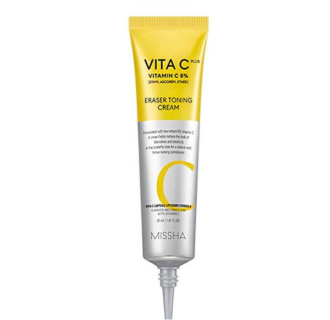 미샤 비타씨플러스 이레이저 토닝 크림, 30ml, 1개