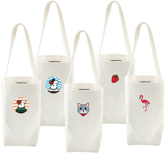 옥스타 디자인 텀블러백 에코백 미니가방 물병가방 드링크백 보틀커버 아기가방