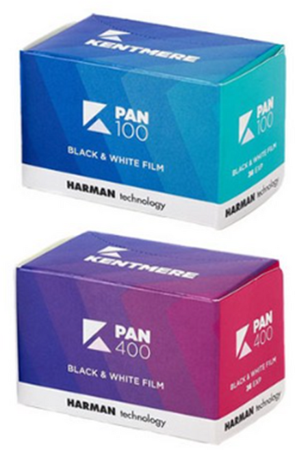 켄트미어 400 36컷 + 켄트미어 100 36컷 흑백필름 2롤, 1개