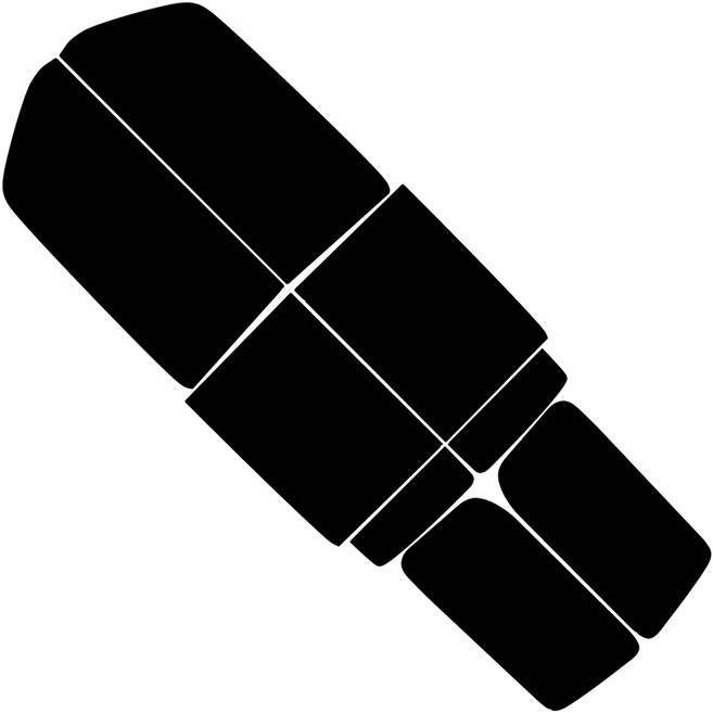 로톰 허머 H3 측면 썬팅필름, H3 (06-10), RTF-7S25