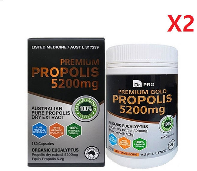 [닥터프로] 프로폴리스 5200 180정X2개, 2개, 180정