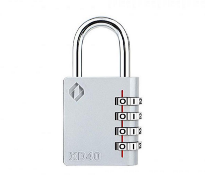 자커 다이얼 번호키 자물쇠 XD40, 3개