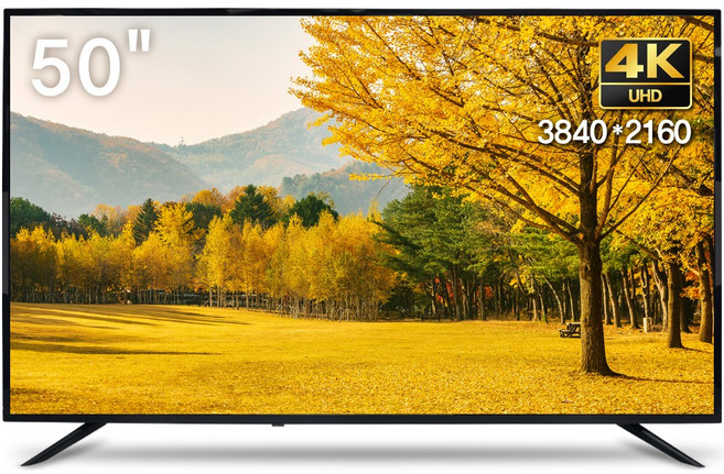 위드라이프 50인치 4K UHD TV 대기업정품패널 1등급 고화질 프리미엄티비, 127cm/50인치, WITH50U, 스탠드형, 고객직접설치