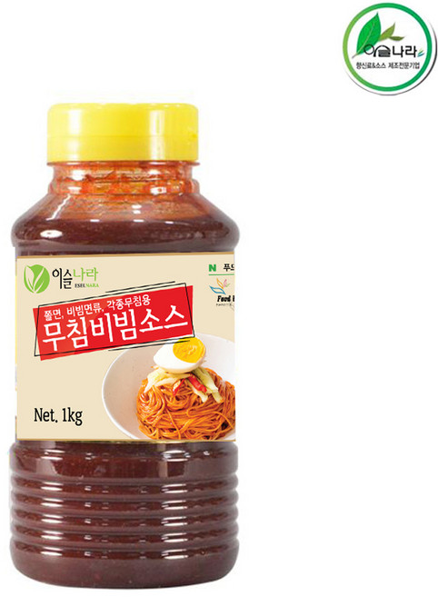 (주)(주)이슬나라 무침 비빔 소스 회무침 양념 1kg, 12개