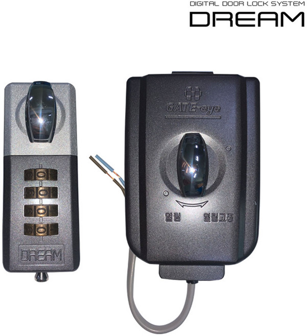 [드림] 다이얼 대문개폐기 전기작동 도어락 MLH19-A-D 전기개폐기, 전기개폐기(철판키통)