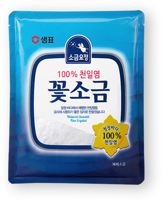 샘표 소금요정 꽃소금, 1kg, 2개