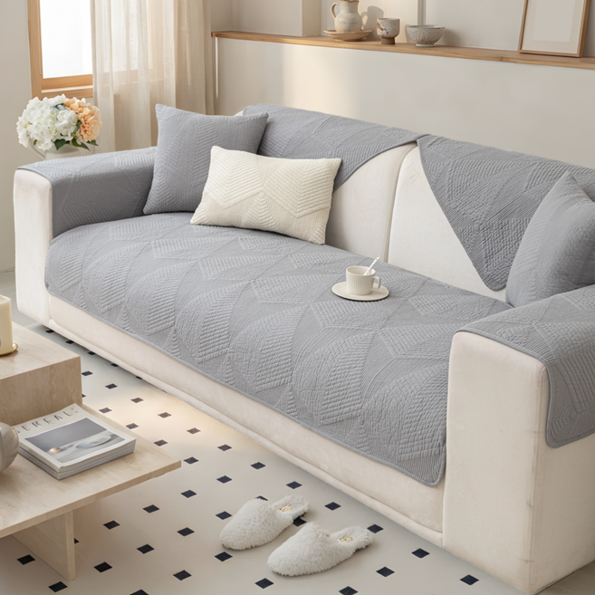HOMEY NEST 사계절 순면 소파패드 논슬립 고밀도패드 촉감좋은 매트 통세탁 알레르기 방지 2 3 4인용 MSFD-480