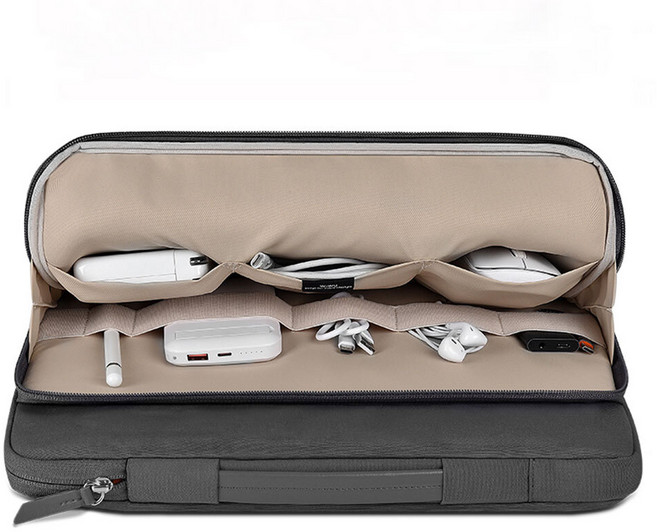 갤럭시 탭S8플러스 나일론 방수 엠보 패브릭 파우치, 아이보리