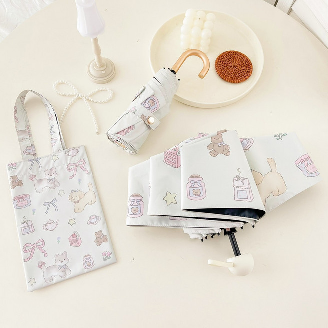 빅무드 자외선차단 5단 초경량 양산 겸용 우산 암막 8K 양우산