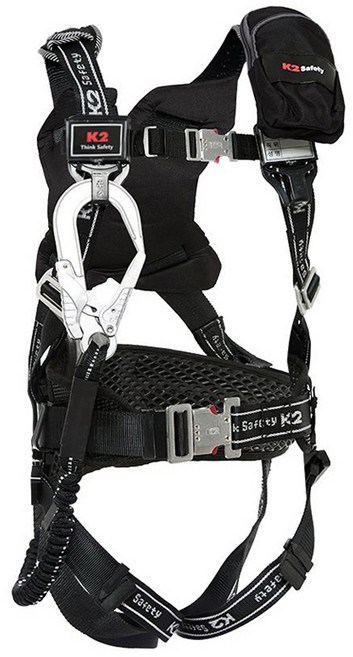 K2 세이프티 KB-9502 전체식 엘라싱글 안전벨트 생명줄 죔줄 건설용품 보호구, 1개, M