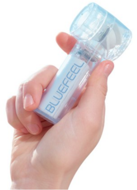 블루필 미니제트 파우치팬 휴대용 핸디 손선풍기 파우치, BFN110, 0 x Blue (파우치포함/최대10시간사용)