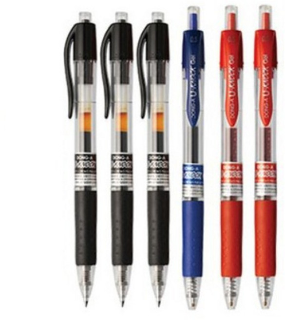 동아 유노크펜 0.5mm, 0.5 혼합(흑3.청1.적2), 1개