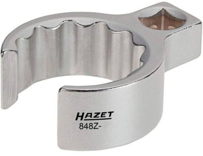 HAZET 크로프 트렌치 (플레어 타입) 대변 치수 19mm 848Z-19, 1개