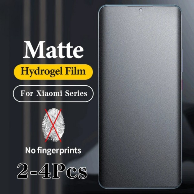 Xiaomi Redmi Note 14 Pro 서리로 덥은 화면 보호기 13 Plus 용 2-4Pcs 무광택 실리콘 유연한 소프트 하이, 03 번들 18, 01 Matte Hydrogel Film, 05 Redmi Note 13 Pro