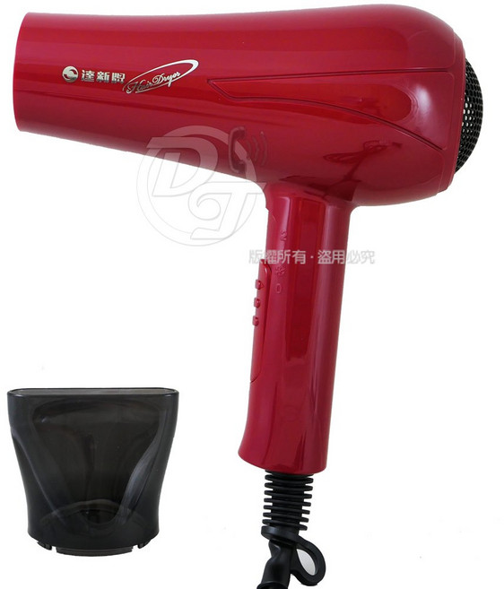 【達新牌】750W專業級吹風機 EH-0368 極簡設計。生活美學, 紅色系, EH-3068