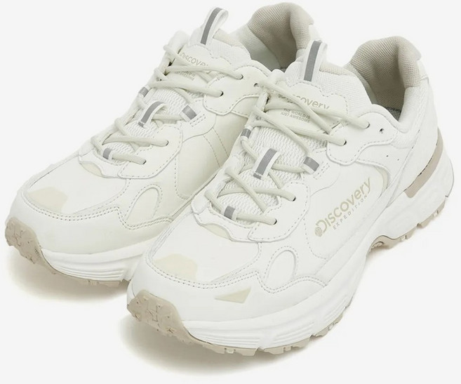 [백화점매장판] 디스커버리 남녀공용 운동화 트레킹화 등산화 마운틴 LT 워킹화 화이트 흰색