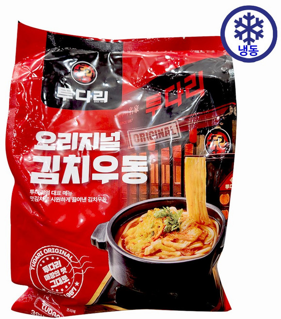 투다리 김치우동, 1.293kg, 1개