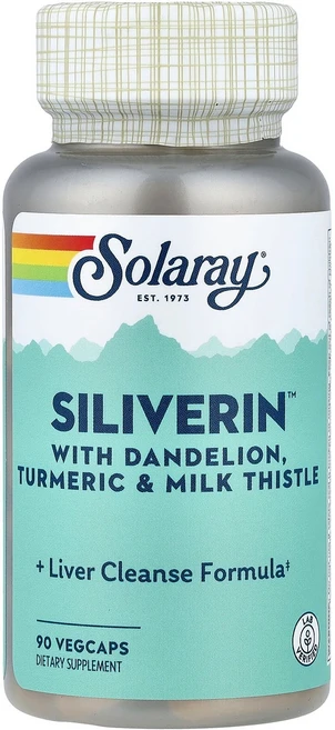 솔라레이 Solaray Siliverin™ 민들레 강황 및 밀크시슬 함유 베지 캡슐 90정125633원산지:기타, 솔라레이 Solaray, Siliverin™ 민들레,, 1개 - 쿠팡