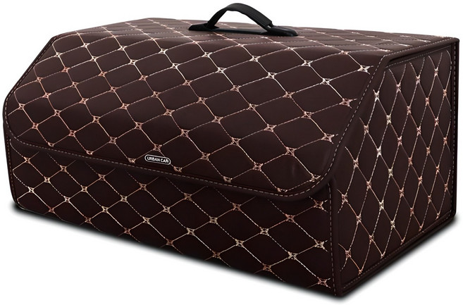 어반카 스티치 차량용 다용도 수납함, 브라운