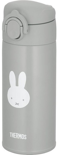 [써모스] 미피 스테인리스 보온보냉 보틀 350ml JPA-350B, 미피 그레이