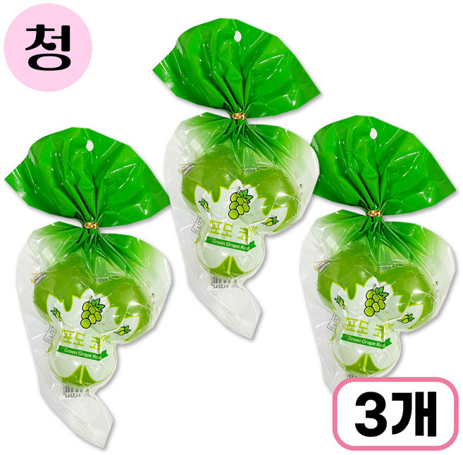 디담 거봉 청포도 젤리 180g, 3개