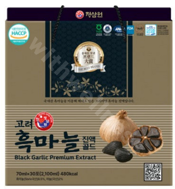 정삼원 고려흑마늘진액골드 70mlX30포