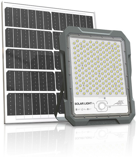 나눔조명 태양광 투광등 정원등 태양열 사각 투광기 조명 LED 가로등 야외 벽등 전등 센서등, 태양광 MJ-(프로) 투광등 100W (감지&상시형)