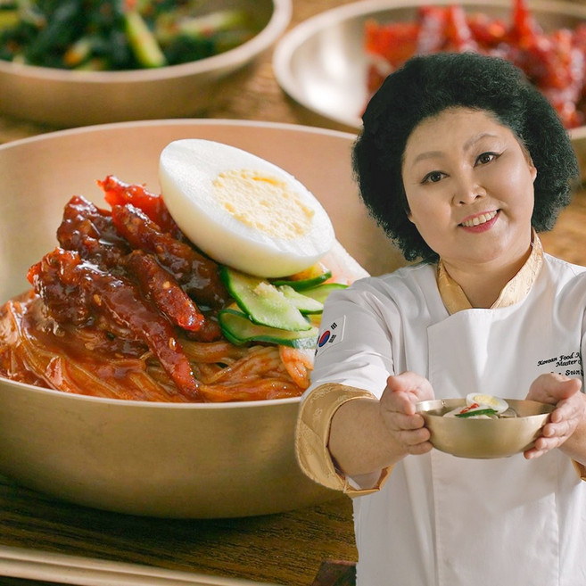 [본사직판]이순실의 평양냉면 메밀면 밀키트 비빔냉면 10인분, 1개, 330g